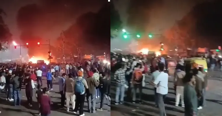 লালকেল্লার কাছে ভয়াবহ গাড়ি বিস্ফোরণ